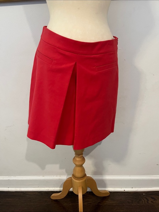 Claudie Pierlot Dresses & Skirts - Red Front-Pleat Mini Skirt